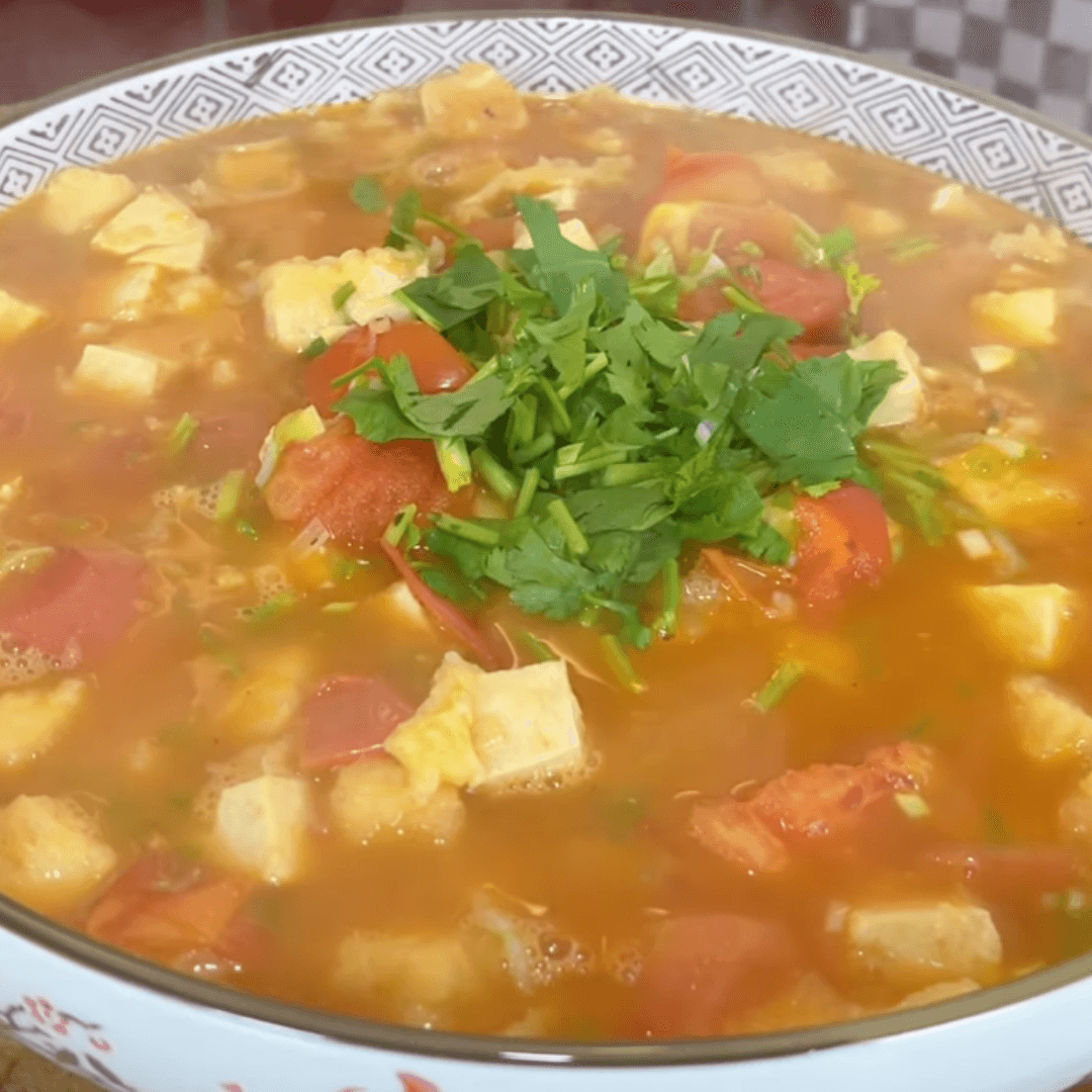 Tomato Tofu soup