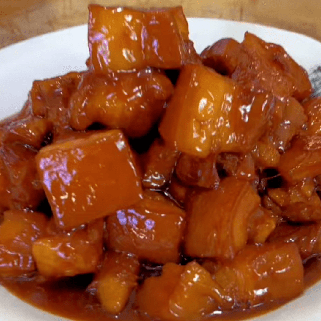 Braised pork belly