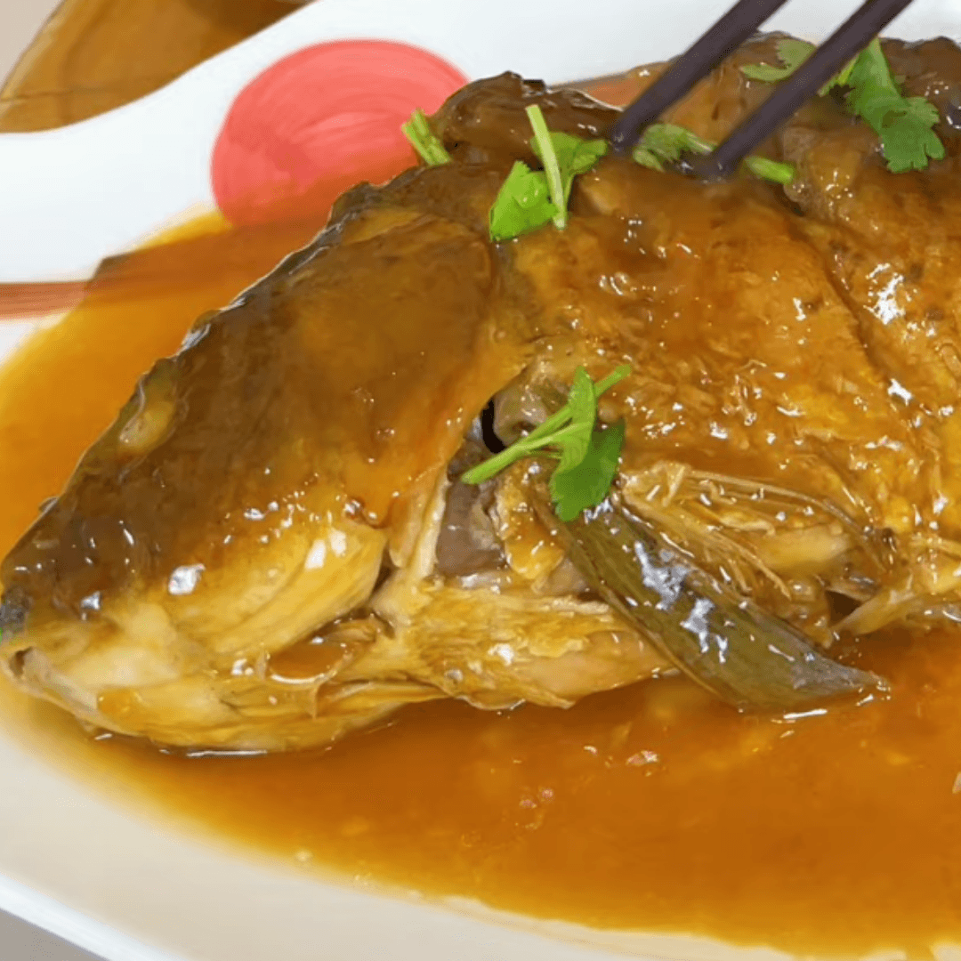 Northeastern red braised fish