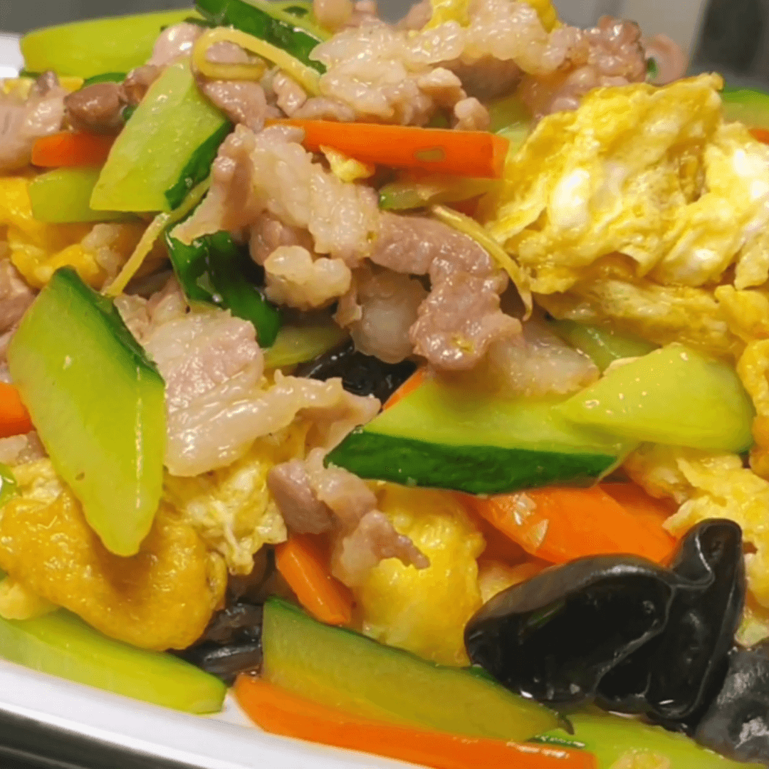 Wood Ear Stir-fry with Pork