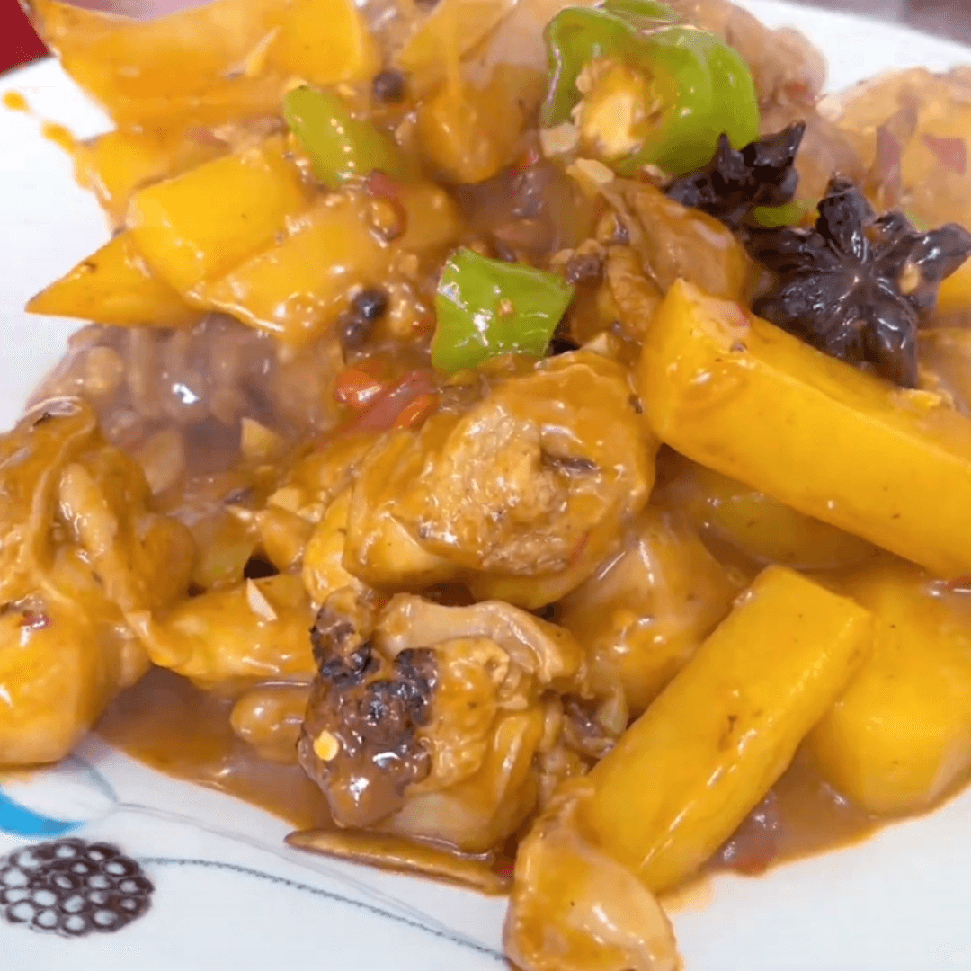 Braised Chicken with Potato