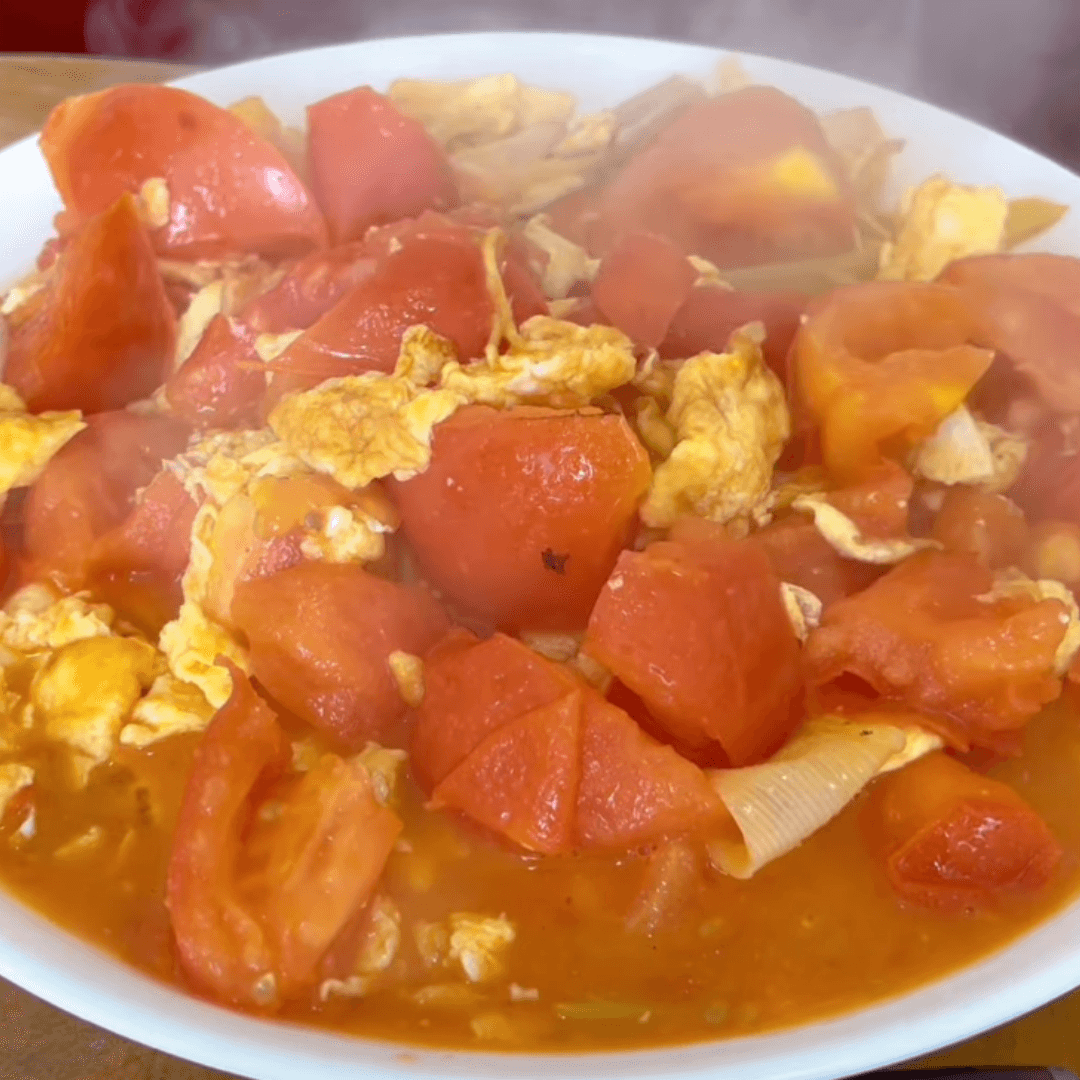 Tomato Scrambled Eggs